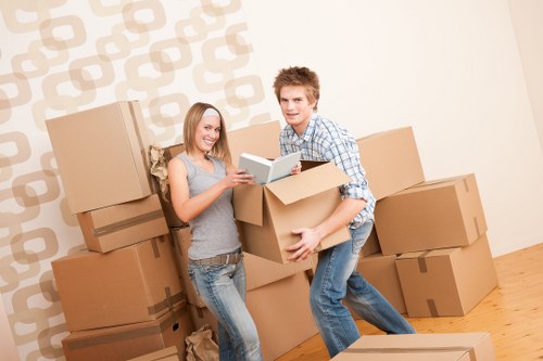 Moving home items placed into short-term storage in Fulwell