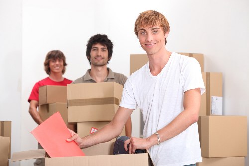 Family preparing for a local house removal in Fulwell