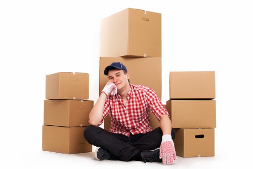 Secure archive storage area for confidential documents in Fulwell